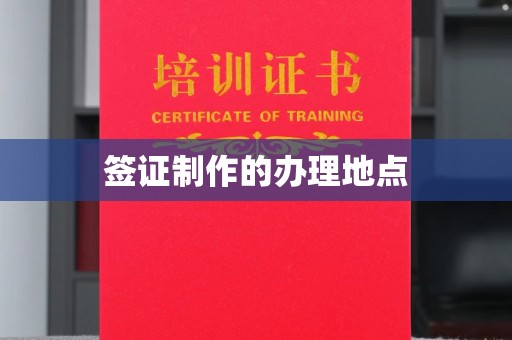 滨州签证制作的办理地点
