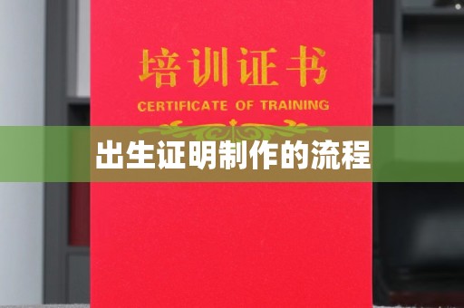 滨州出生证明制作的流程