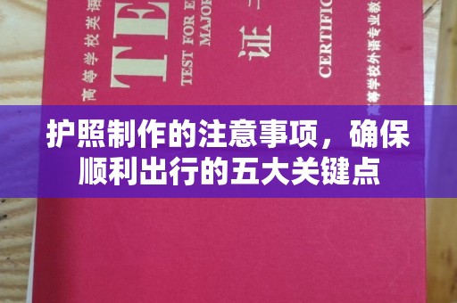 滨州护照制作的注意事项，确保顺利出行的五大关键点